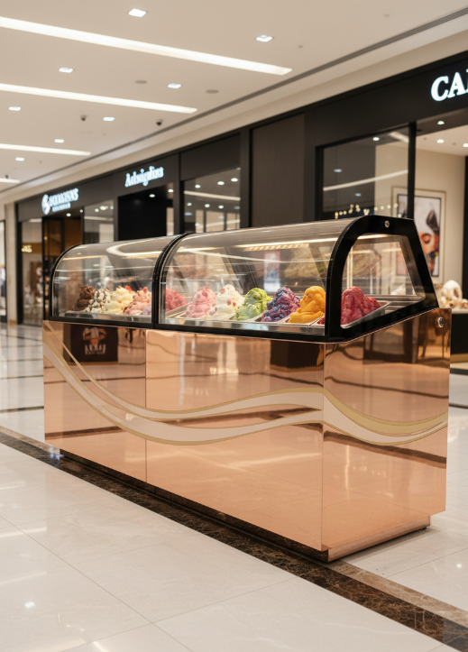 IEC CREAM DISPLAY FREEZERS