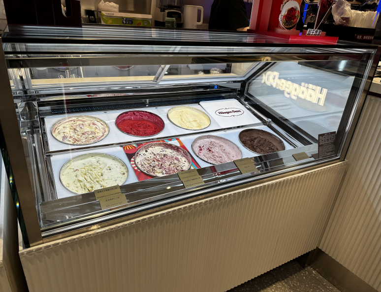 IEC CREAM DISPLAY FREEZERS